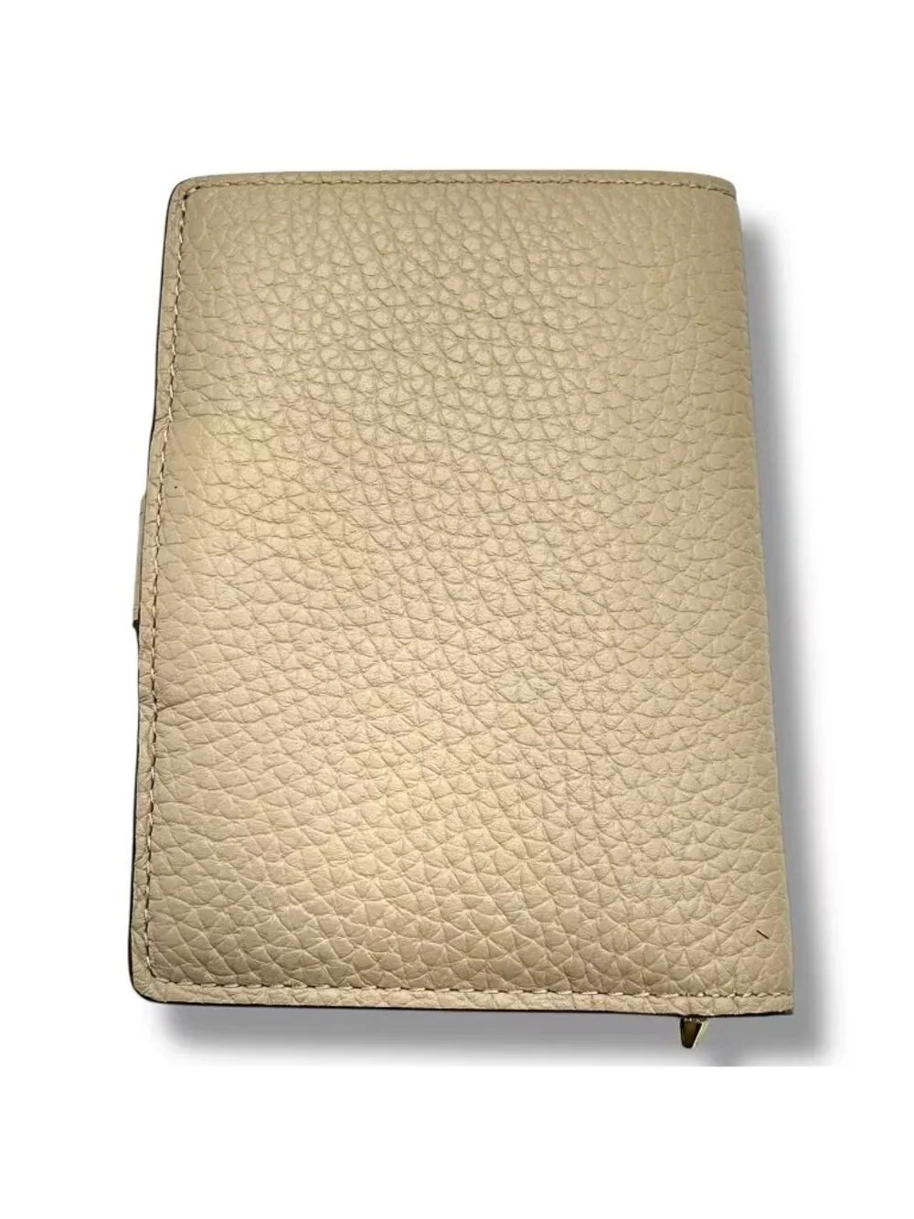 Louis Vuitton Wallet Foldin Logo Leather Beige